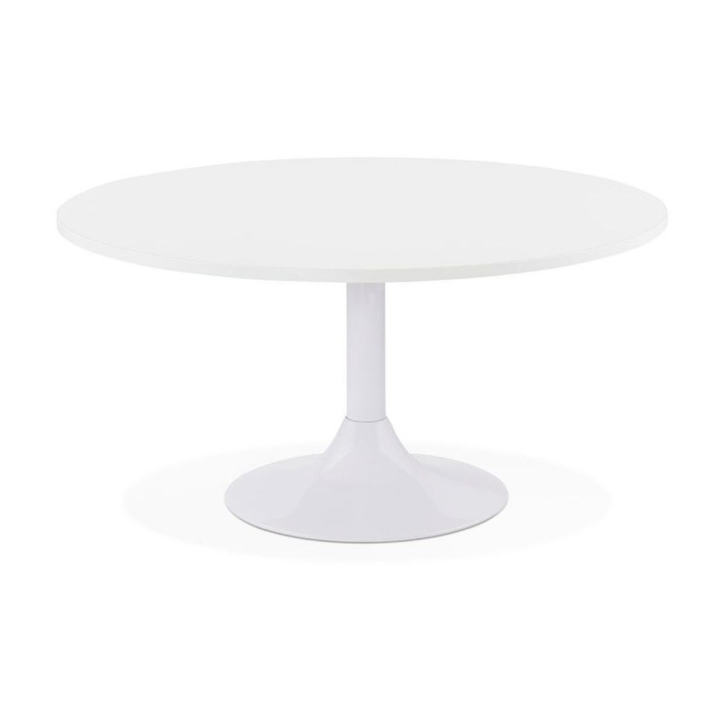 Table Basse Ronde Yuzu Blanc  CT00610WH