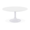 Table Basse Ronde Yuzu Blanc  CT00610WH