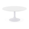 Table Basse Ronde Yuzu Blanc  CT00610WH