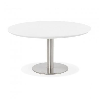 Table Basse Ronde Stud Blanc  CT00570WH