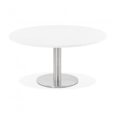 Table Basse Ronde Marco Blanc  CT00550WH