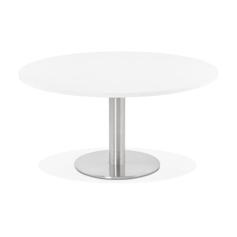 Table Basse Ronde Marco Blanc  CT00550WH