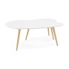 Table Basse Scandinave Gosmi Blanc  CT00430WH