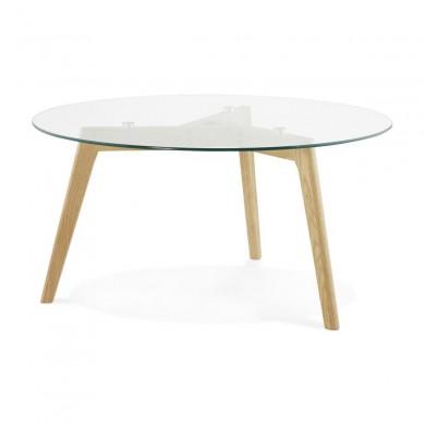 Table Basse Ronde Lily Transparent  CT00390CL