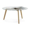 Table Basse Ronde Lily Transparent  CT00390CL