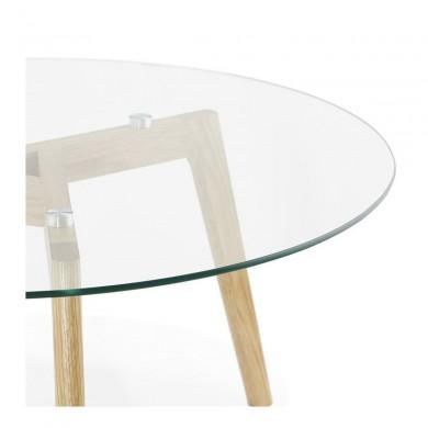 Table Basse Ronde Lily Transparent  CT00390CL