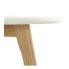 Table Basse Scandinave Ronde Gigogne Espino Blanc  CT00380WH