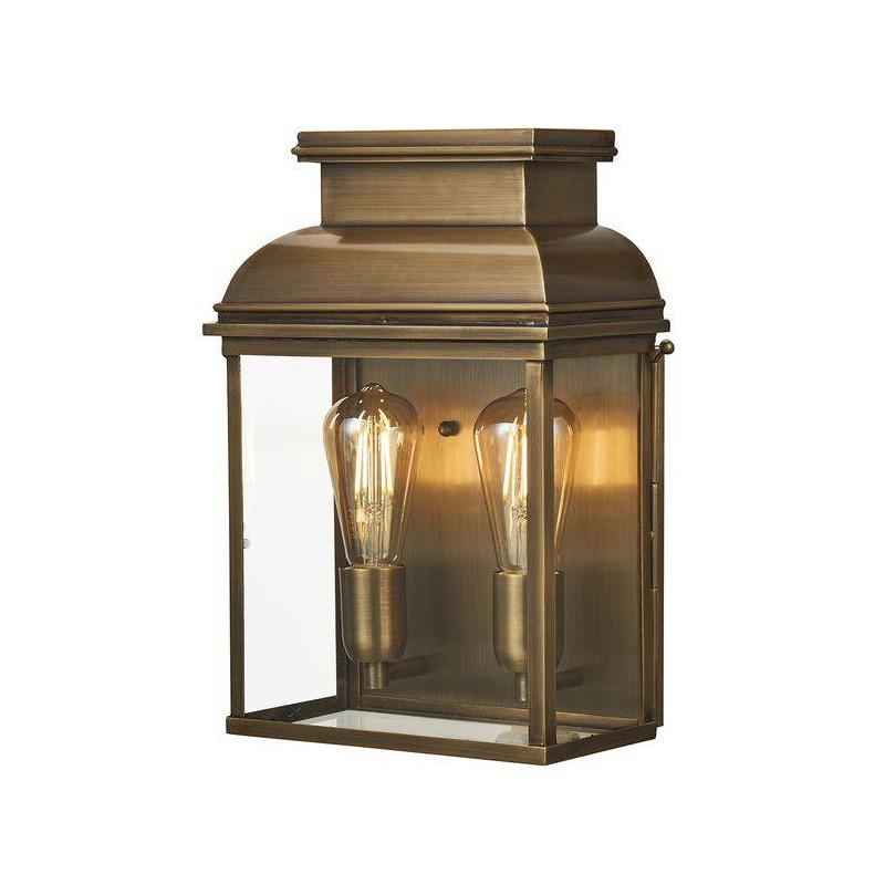 Applique Murale Exterieur Old Bailey Laiton 2x100W E27 ELSTEAD LIGHTING OLD BAILEY-L BR