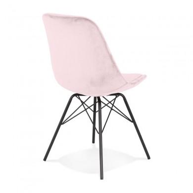 Chaise Dolce Rose Noir  CH04540PIBL