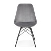 Chaise Dolce Gris Noir  CH03890GRBL