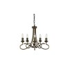 Lustre Olivia 5x60W Noir Doré ELSTEAD LIGHTING ov5blkgld