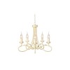 Lustre Olivia 5x60W Blanc doré ELSTEAD LIGHTING ov5ivgld