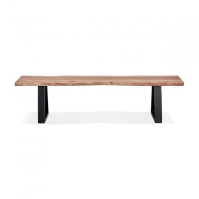 Banc Mori Bench Naturel Noir L178  CH03480NABL