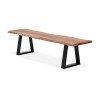 Banc Mori Bench Naturel Noir L178  CH03480NABL