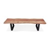 Banc Mori Bench Naturel Noir L178  CH03480NABL