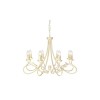 Lustre Olivia 8x60W Blanc doré ELSTEAD LIGHTING ov8ivgld