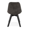 Chaise Some Gris foncé Noir  CH03300DGBL