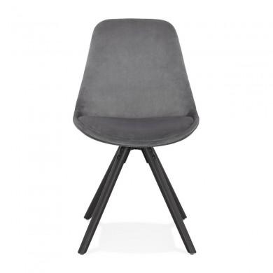 Chaise Jones Gris Noir  CH03030GRBL