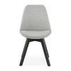 Chaise Comfy Gris Noir  CH02810GRBL