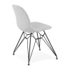 Chaise Pika Gris clair Noir  CH02630LGBL