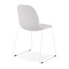 Chaise Silento Gris clair Blanc  CH02620LGWH