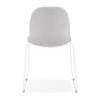 Chaise Silento Gris clair Blanc  CH02620LGWH