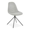 Chaise Floppy Gris clair Noir  CH02580LGBL