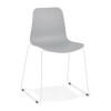 Chaise Bee Gris Blanc  CH02450GRWH