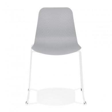 Chaise Bee Gris Blanc  CH02450GRWH