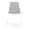 Chaise Bee Gris Blanc  CH02450GRWH