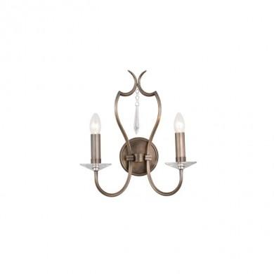 Applique Murale Pimlico 2x60W Bronze foncé ELSTEAD LIGHTING pm2db