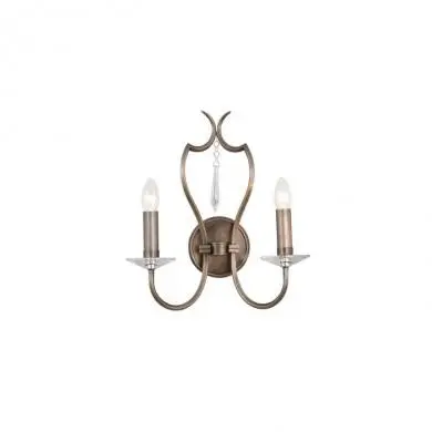 Applique Murale Pimlico 2x60W Bronze foncé ELSTEAD LIGHTING pm2db