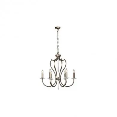Lustre Pimlico 6x60W Bronze foncé ELSTEAD LIGHTING pm6db
