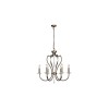 Lustre Pimlico 6x60W Bronze foncé ELSTEAD LIGHTING pm6db