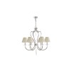 Lustre Pimlico 6x60W Nickel Poli ELSTEAD LIGHTING pm6shadepn