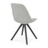 Chaise Brasa Gris Noir  CH01860GRBL