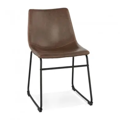 Chaise Biff Marron  CH01780BR