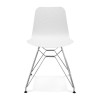 Chaise Fifi Blanc Chromé  CH01680WHCH
