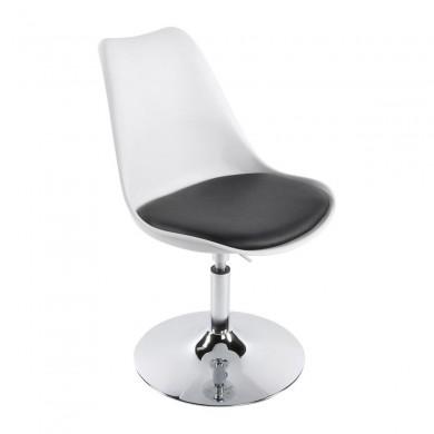 Chaise Victoria Blanc Noir  CH00230WHBL