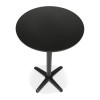 Table Haute Taiyo Noir Rond  BT01180BLBL