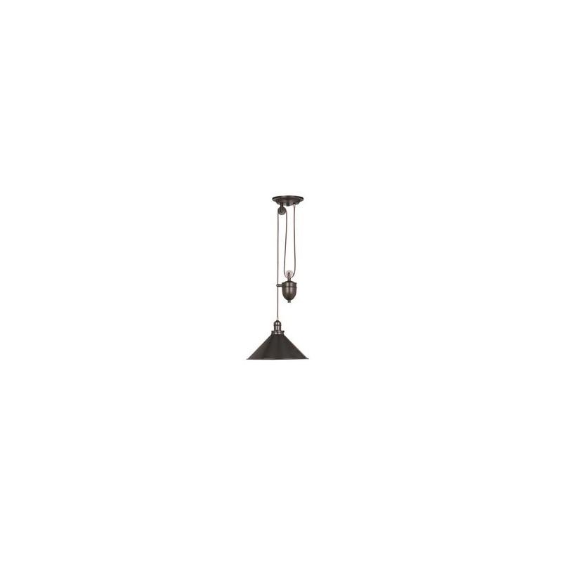 Suspension Provence réglable 1x100W Bronze foncé ELSTEAD LIGHTING provenceob