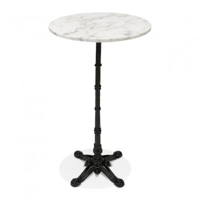 Table Haute Merry Blanc Noir  BT01030WHBL