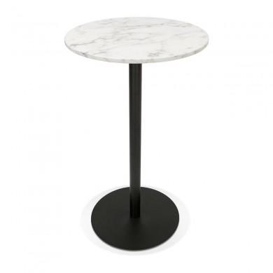 Table Haute Divin Blanc Noir  BT01010WHBL