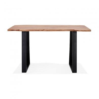 Table Haute Rectangulaire Mori Bar Table Naturel Noir L160  BT00970NABL