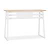 Table Haute Rectangulaire Mayo Naturel Blanc  BT00890NAWH