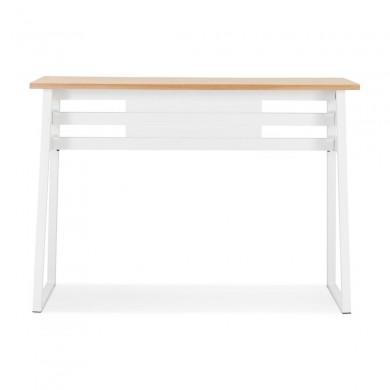 Table Haute Rectangulaire Mayo Naturel Blanc  BT00890NAWH