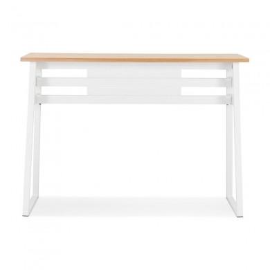 Table Haute Rectangulaire Mayo Naturel Blanc  BT00890NAWH