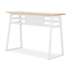 Table Haute Rectangulaire Mayo Naturel Blanc  BT00890NAWH