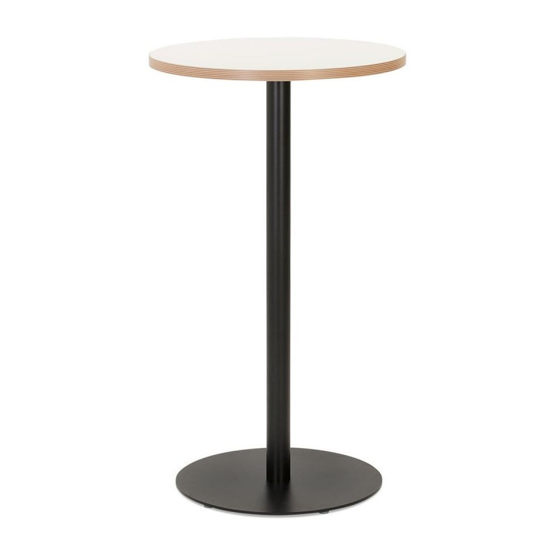 Table Haute Stefan Blanc Noir  BT00840WHBL