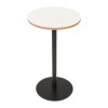 Table Haute Stefan Blanc Noir  BT00840WHBL